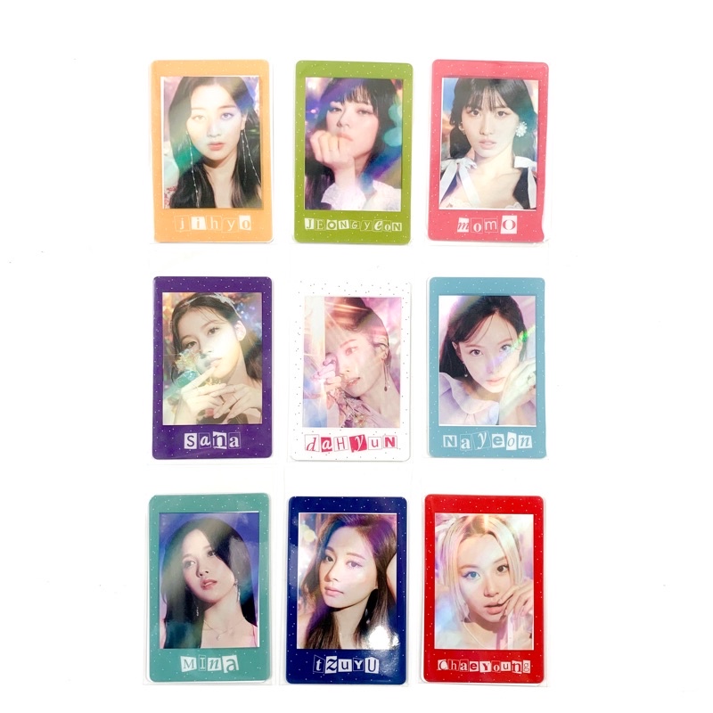 [sharing] TWICE 10th Mini Album - Taste Of Love Withdrama Hologram Photocard Benefit