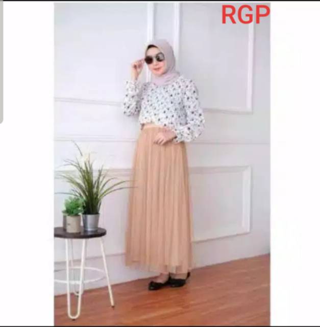 Rok Tutu Panjang Polos / Tutu Maxi Skirt