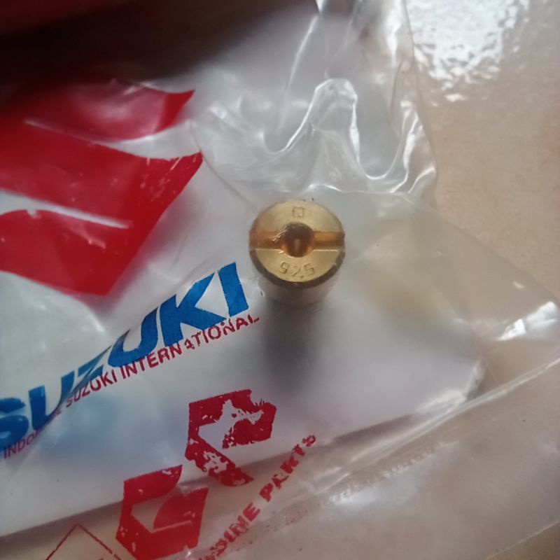 Main Jet spuyer karburator Shogun 125 R Arashi ukuran # 97.5 garansi ori