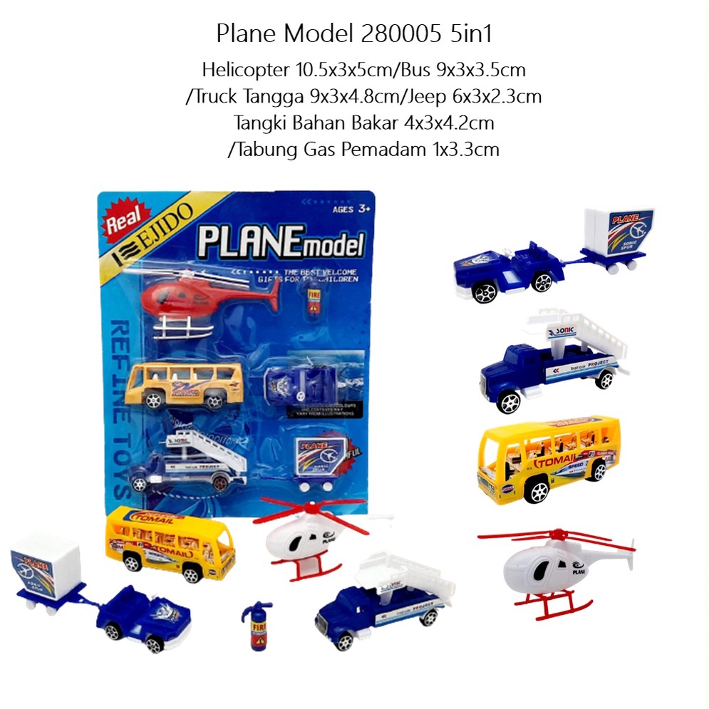 Mainan Anak Plane Model 280005 5in1