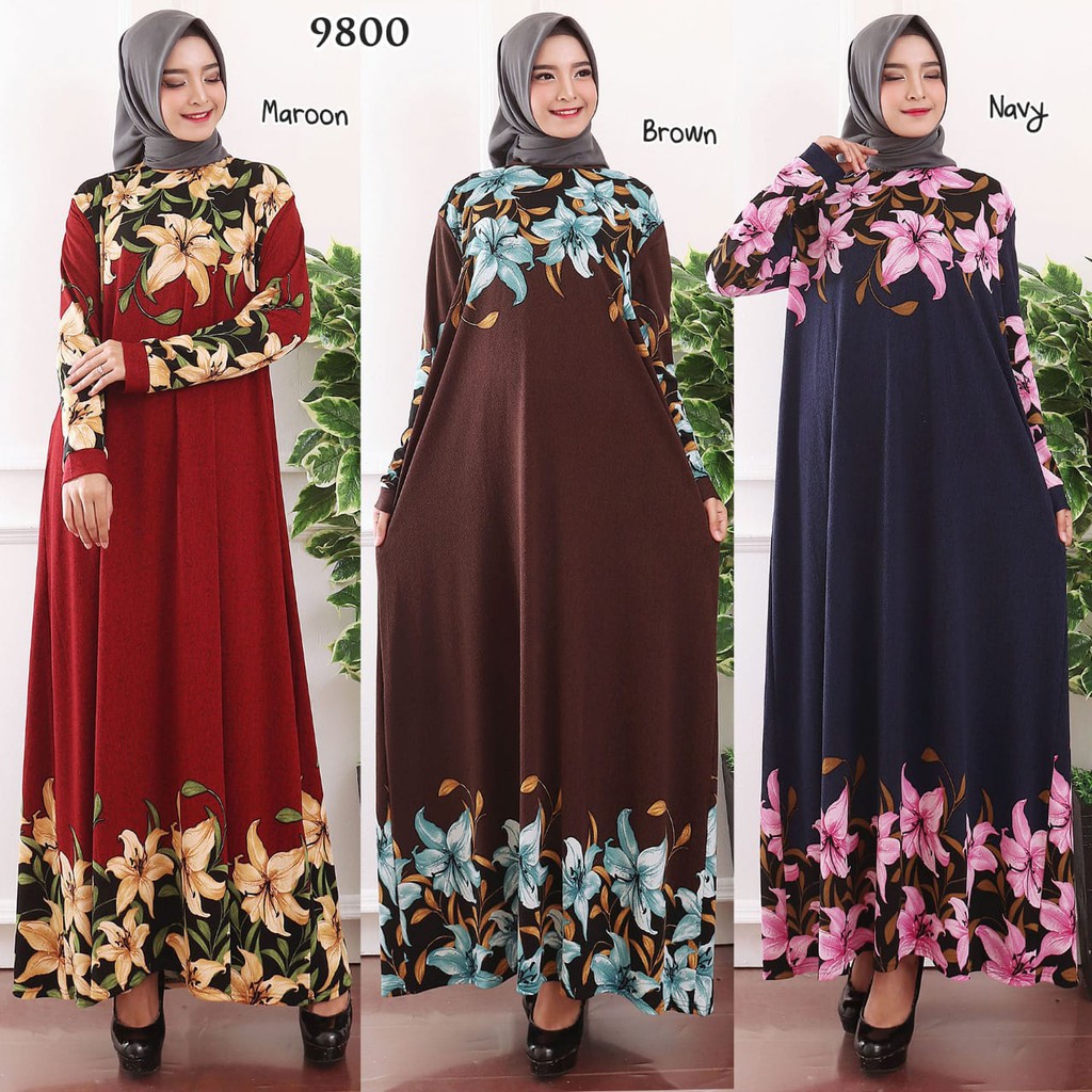 BEST SELLER Baju  Gamis  Wanita Gamis  Jumbo 4L Gamis  Jersey  