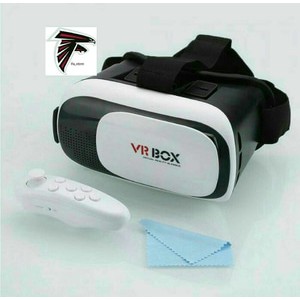 VR / Virtual Reality Box 2. 0 Kacamata 3D + Remote Bluetooth