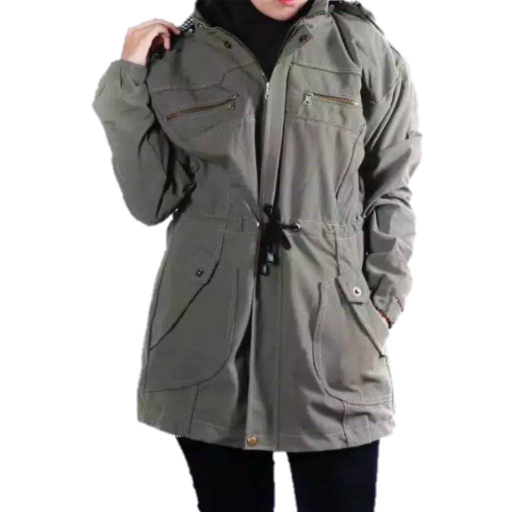 GLORY Jaket Wanita Parka Tahan Angin Cocok Untuk Berkendara