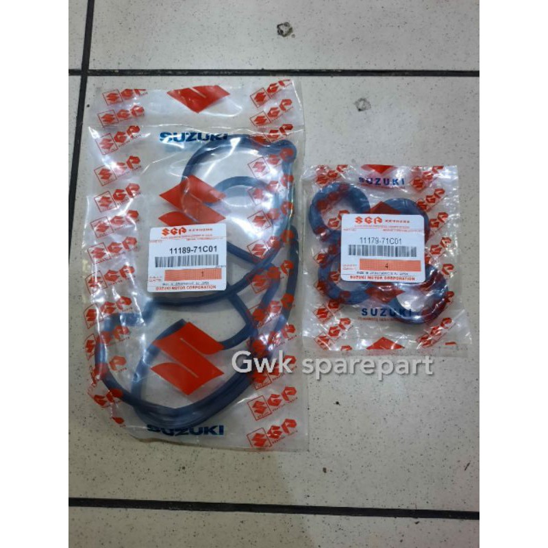 Seal busi + Gakset klep Suzuki Futura injeksi Ori