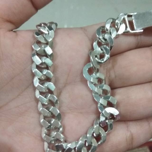 Gelang perak sisik naga