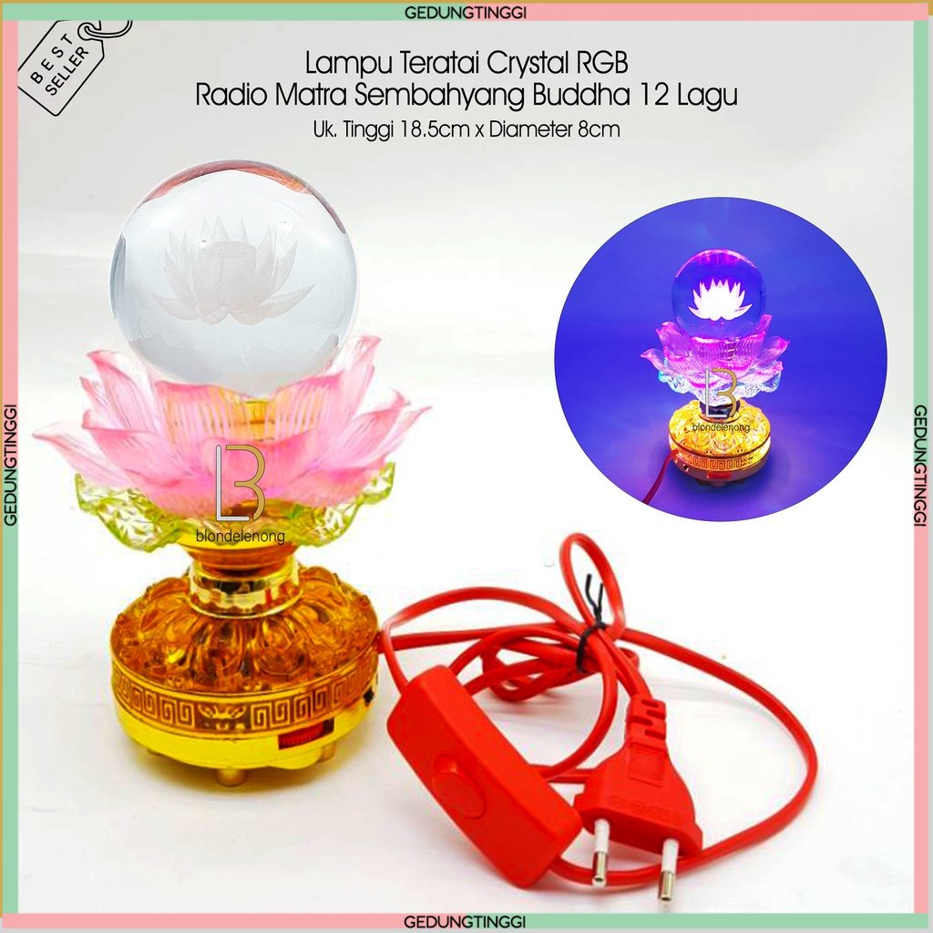 Lampu Lilin Led Altar Puja Suci Radio Tape Music Musik Player 12 Lagu Meja Mantra Matra Doa Sembahyang Sembayang Meditasi Liam Keng Da Bei Zhouw LaTaPeiCou Tai Pe Chouw Tapeicouw Amitofo Teratai Lotus Elektrik Buddha Budha Listrik Non Baterai Batre Batrai