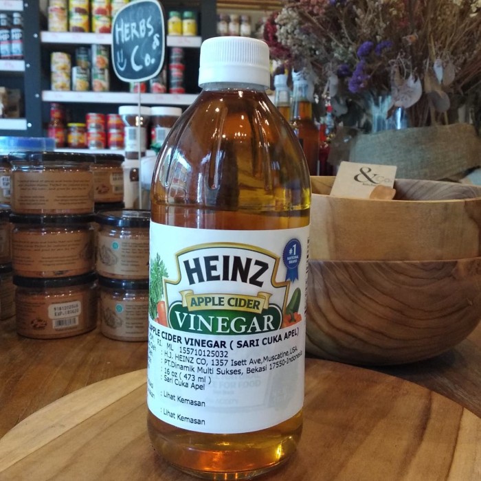 

nh201dd Heinz Apple Cider Vinegar/ Cuka Apel 473 Ml Ds201Fs