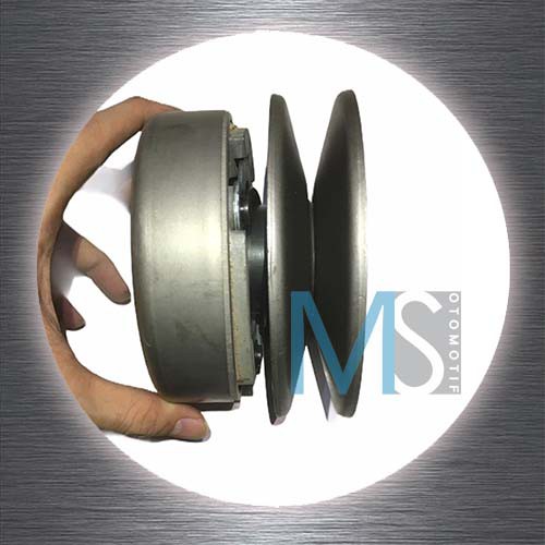 Pulley / Puli / Pully Assy dan Cover Komplit Yamaha Xeon - MS Otomotif