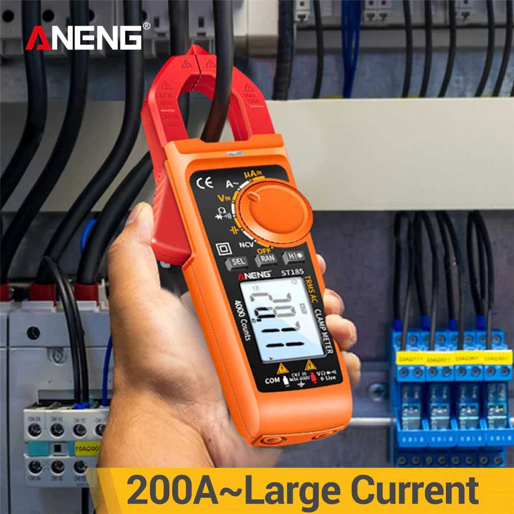 ANENG Digital Multimeter Voltage Tester Clamp - ST185 ( Mughnii )