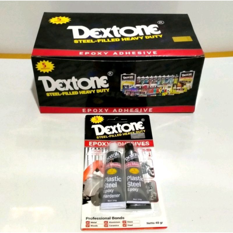 lem Dektone 5 Menit 48gr/Lem Besi/Lem Plastic Steel