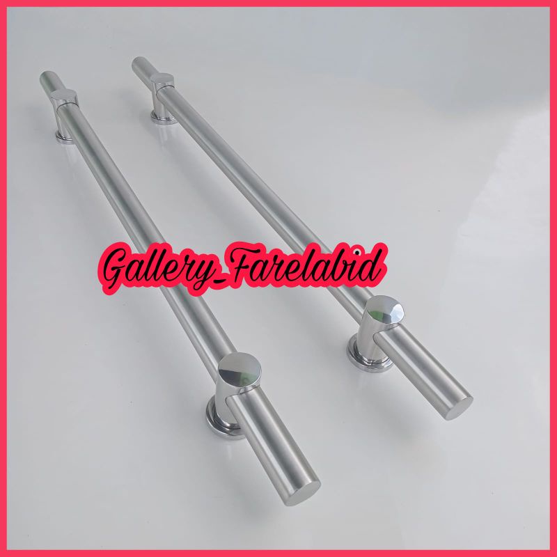 Handle Pintu Rumah Stainless Steel 60 Cm Gagang Pintu 45 Cm Pegangan Pintu Kupu Tarung Tarikan Pintu Minimalis