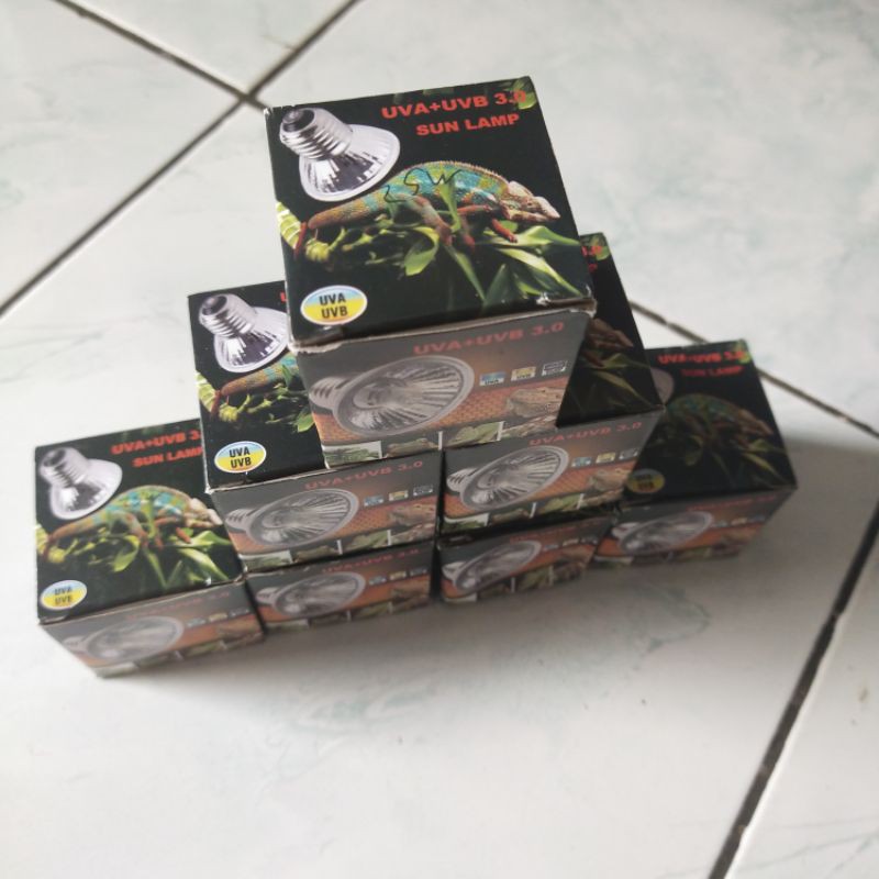 lampu uva dan uvb reptile 25 watt