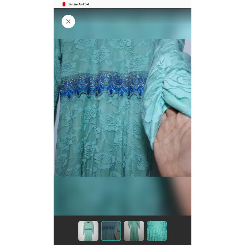 Lace Gamis Brokat Lebaran Pesta