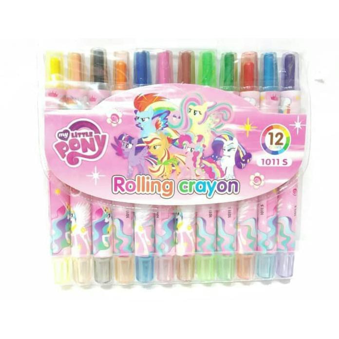 

perlengkapan sekolah crayon puter my little pony sry77