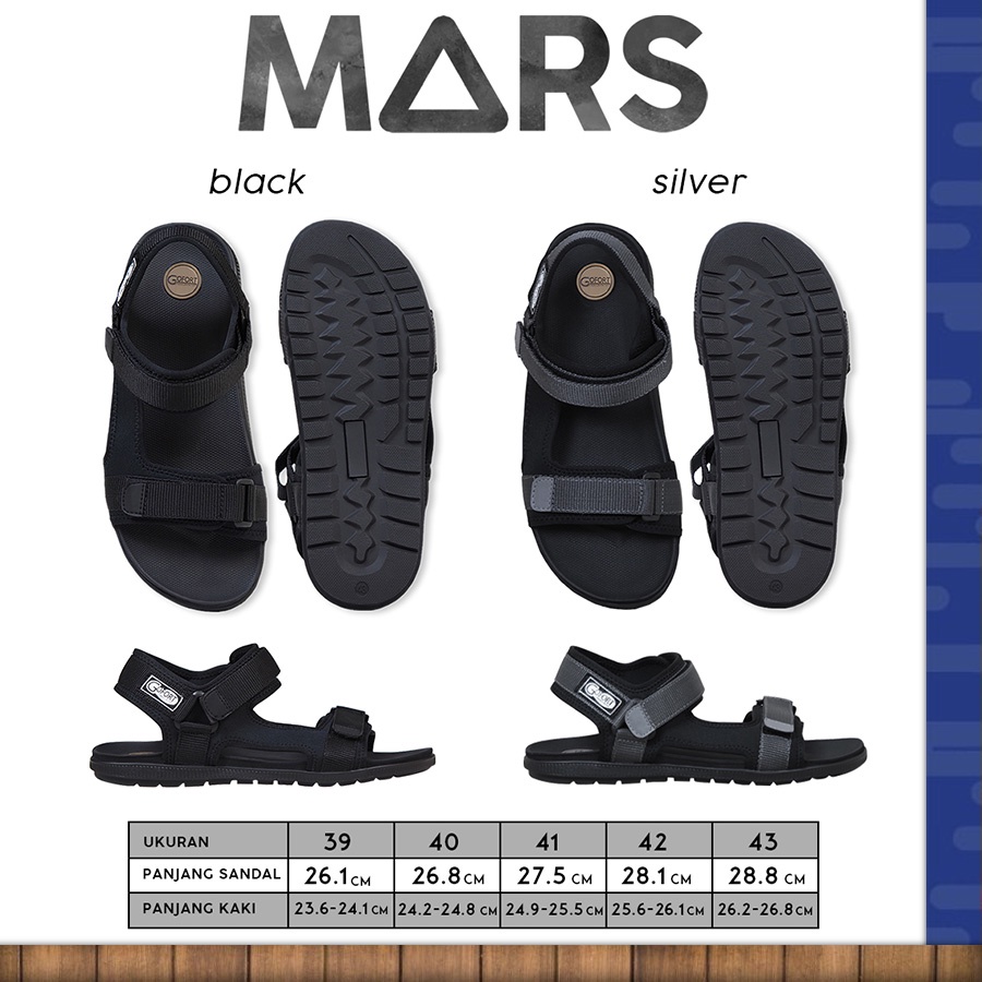 LIMITED Sandal Gunung Pria Outdoor Eshajorii Branded Original GOFORT MARS