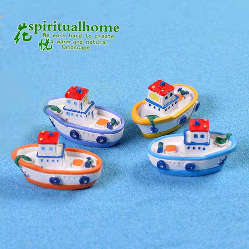 Cake Topper Miniatur Toper Hiasan Kue Ultah Boat Kapal Penyelamat /Pcs