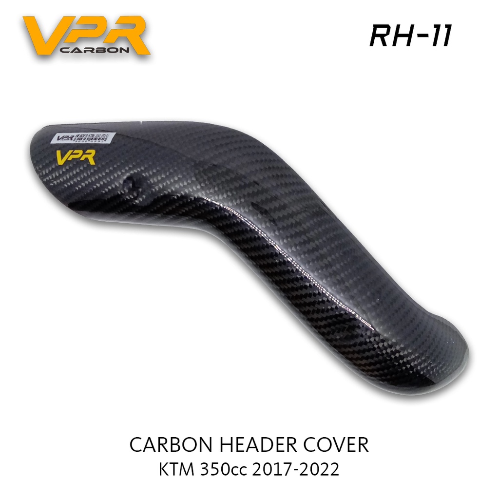 Carbon Knalpot Depan KTM 350cc 2017-2019 VPR