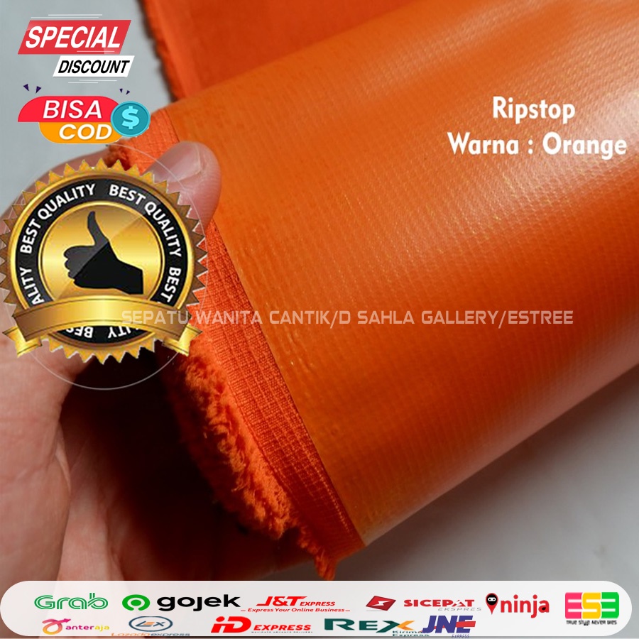 Bahan Tas Kain Ripstop Ribstok Ripstok Dienier Dinier Dinir Polyester Coated PVC Waterproof Bahan Te