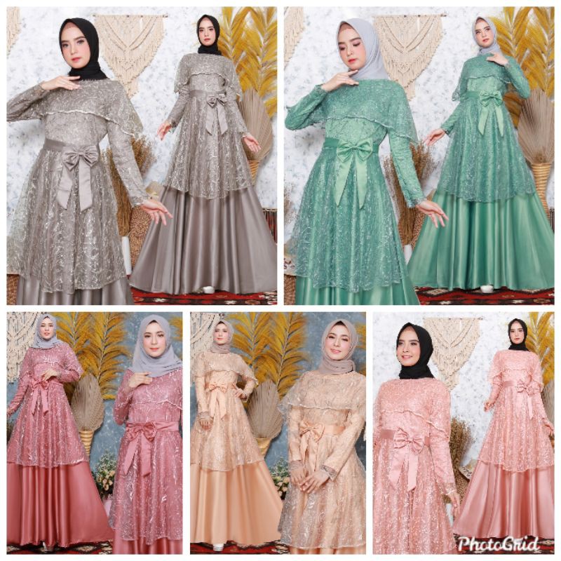 GAMIS TULLE MODERN/GAMIS NEZA/GAMIS BESAR/KEBAYA PESTA