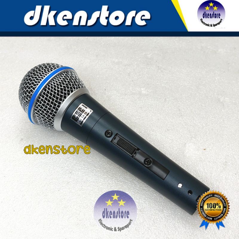 Mic RCX Beta 58S microphone Mik Beta58 plus saklar Beta58s