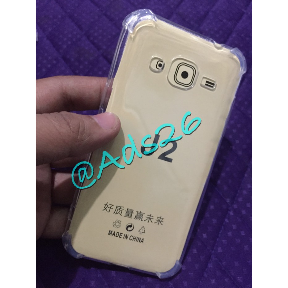 SoftCase Anticrack Samsung Galaxy J2 2015/Soft Casing Cover Clear