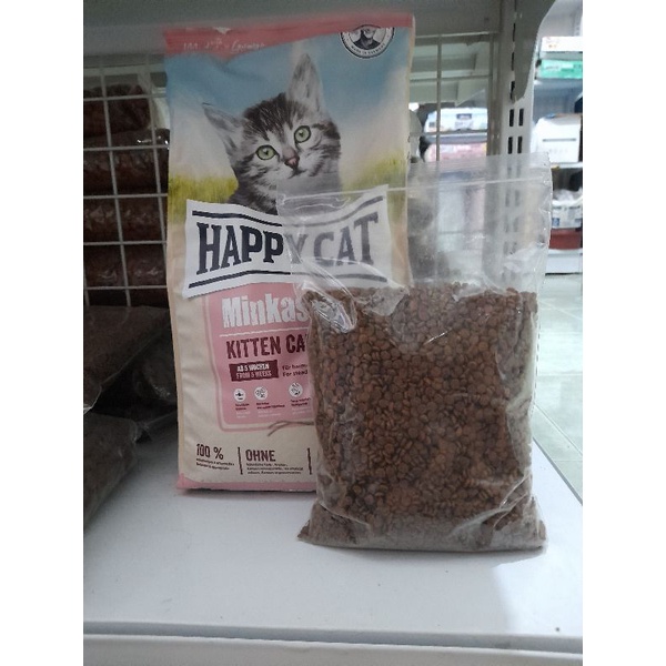 Happy Cat Minkas Kitten Repack 1 kg- Makanan Kucing Happy Cat