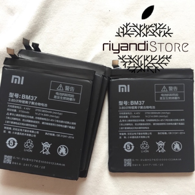 BATERAI xiaom MI5S / MI 5S PLUS BM37 ORIGINAL