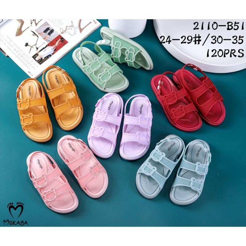 MOKAYA 2110 / SANDAL ANAK JELLY PEREMPUAN KEKINIAN