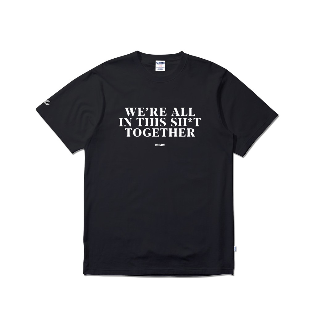 

Urbain Tshirt - We're Together - Black