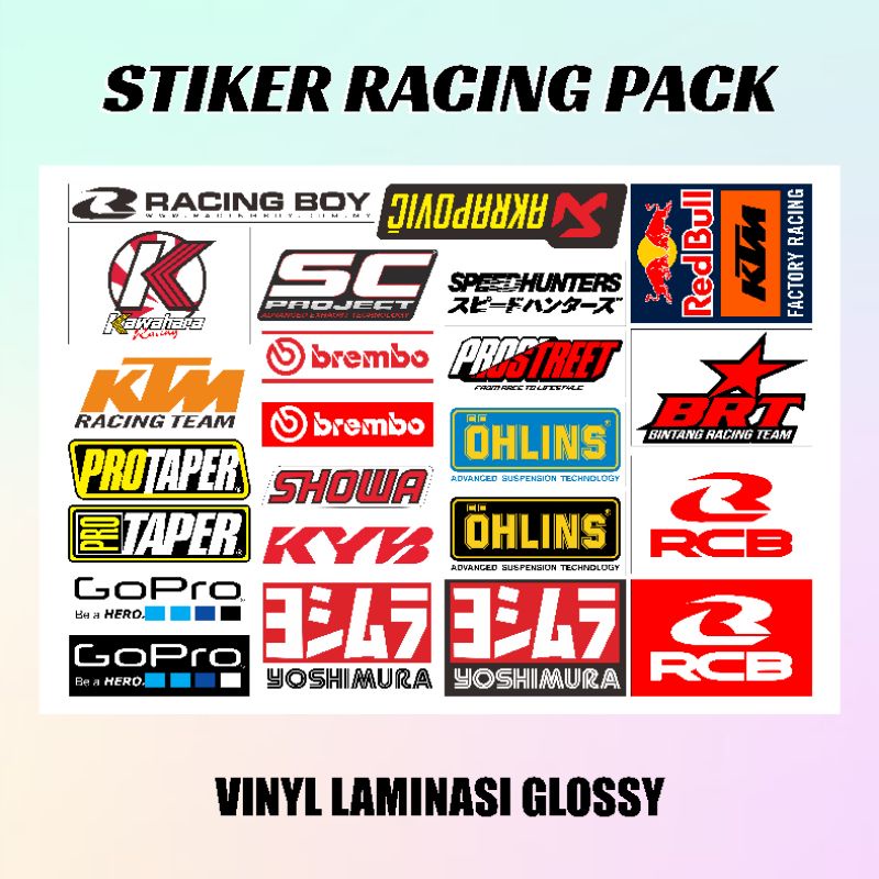 STIKER RACING | STIKER SPONSOR RACING | STIKER BRAND RACING