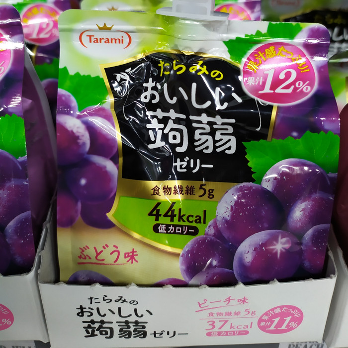 

TARAMI Peach Konjac Jelly Pouched 44kcal 150gr