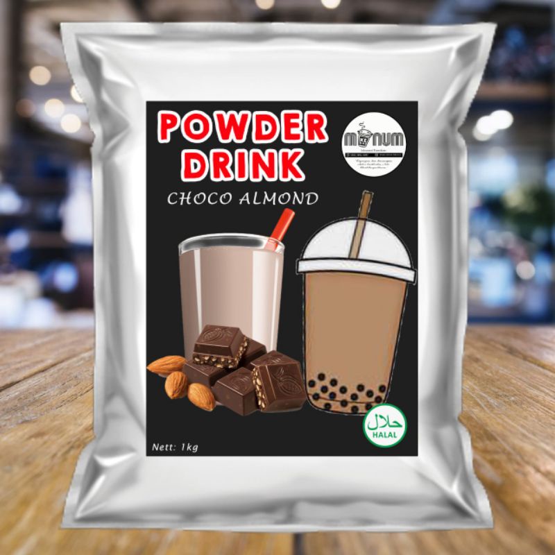

Bubuk Minuman Rasa Coklat Almond 1kg / Bubuk Bubble Drink