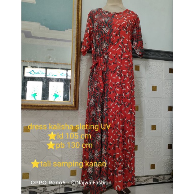 dress kalisha sletin UV daster ori Qonita batik