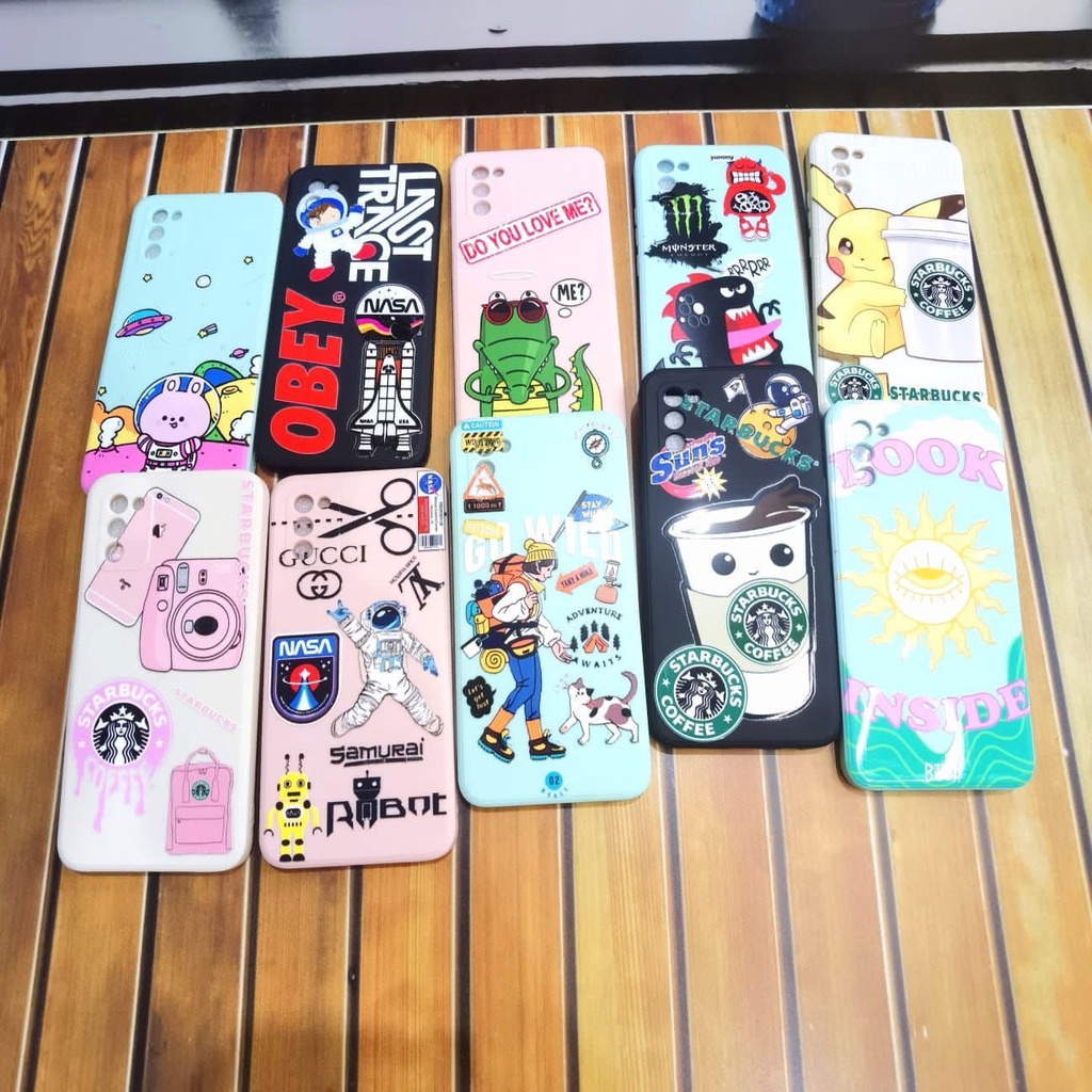 CASE SKIN GAMBAR OPPO A54 REALME C21Y OPPO A5S  VIVO Y15S VIVO Y21 Y21S