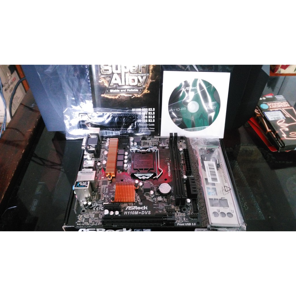 Motherboard 1151 ASROCK H110M-DVS R3.0 Support Kabylake new