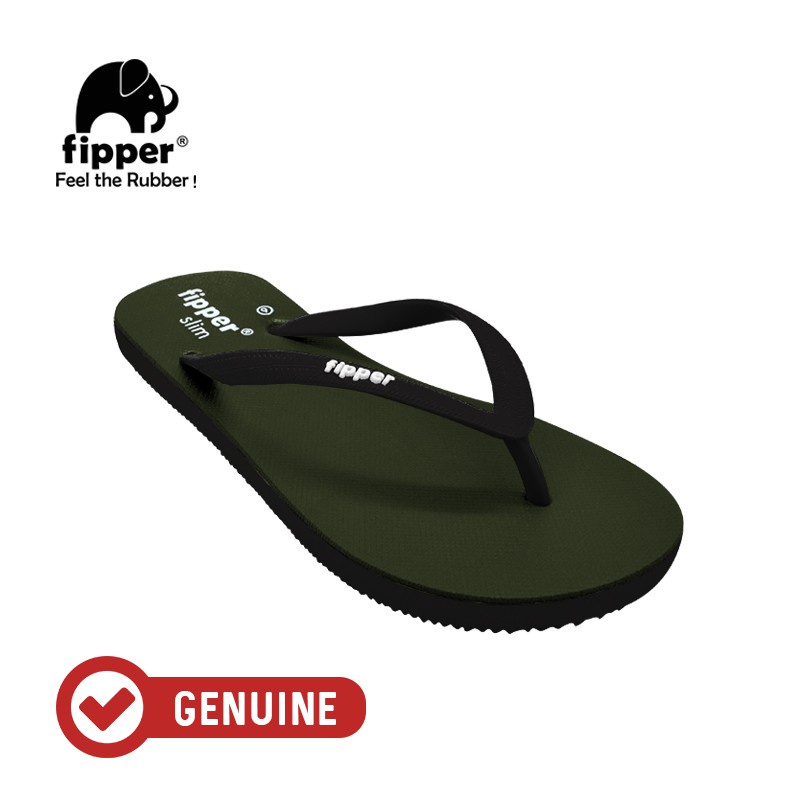Fipper Slim Green Army Black