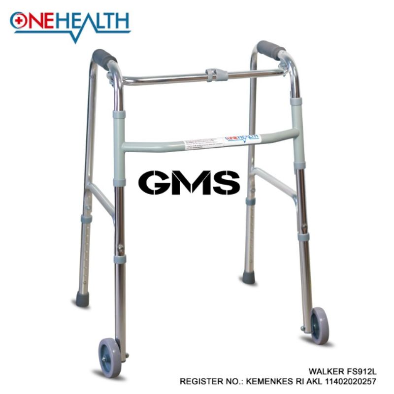 Walker Alat Bantu Jalan Roda FS 912L Onehealth