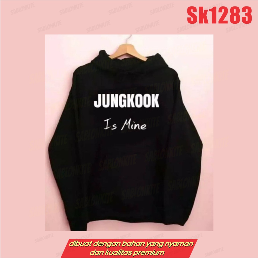 MURAH!!! Hoodie Sweater JUNGKOOK is mine sk1283 JIMIN JIN JHOPE RM SUGA TAEHYUNG KPOP