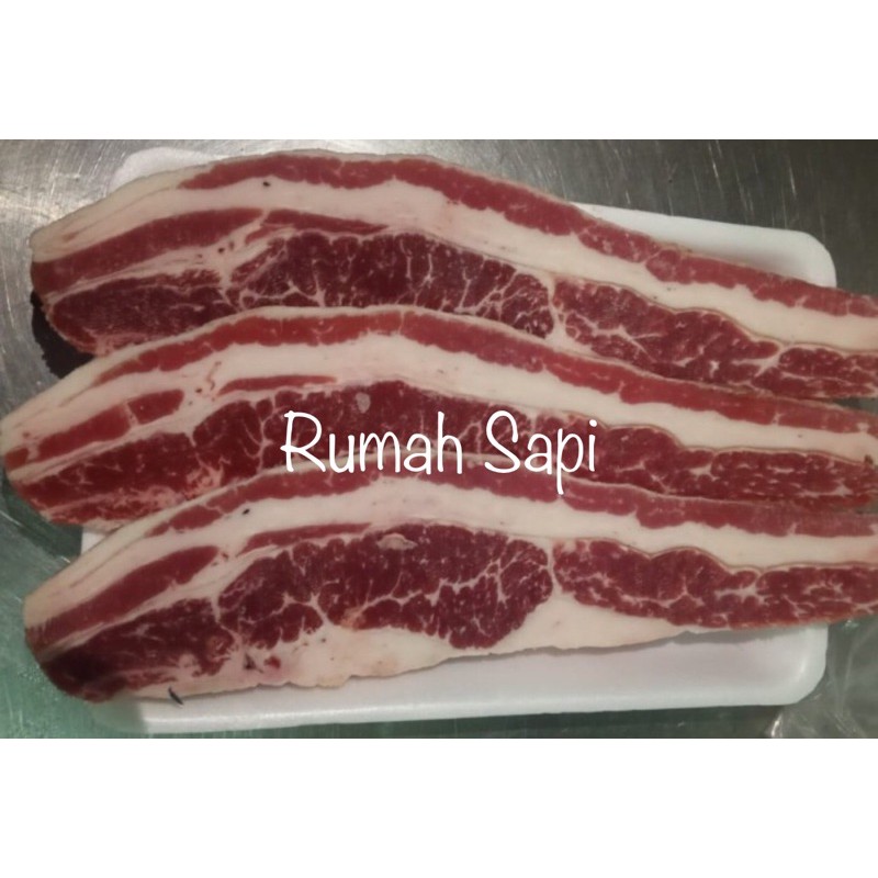 

US BEEF BELLY KOREAN BBQ 1kg