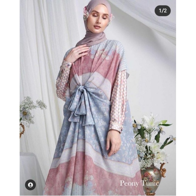 peony tunik Ria miranda size XS S