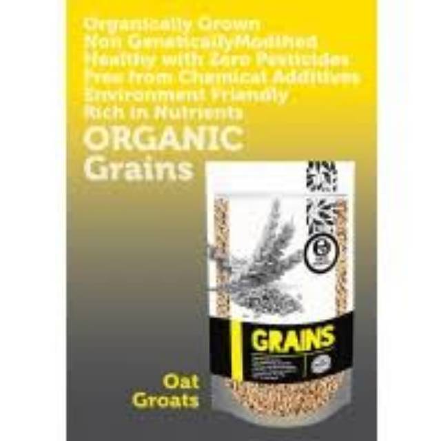 

Oat Groats Organic 500g. Earthliving