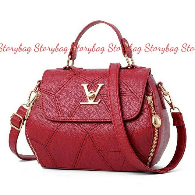 Selempang GUCCI Sylvie Mini Snapshot Camera Sling Bag Wanita Code 123 MJ oval