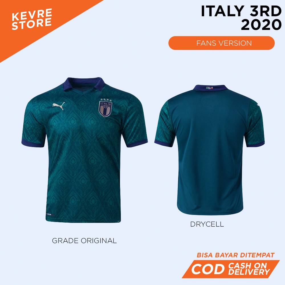 JERSEY TIMNAS ITALIA 3RD 2020 JERSEY BOLA BAJU BOLA KAOS BOLA KAOS JERSEY ITALIA BAJU TIMNAS