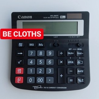 

Canon WS-260TC Kalkulator - 16 Digits Kalkulator Desktop Office WS 260 TC