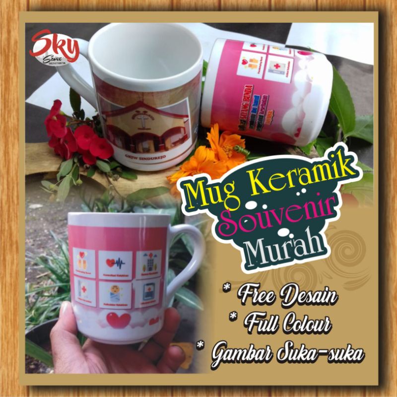 Jual Souvenir Mug Keramik Murah Shopee Indonesia