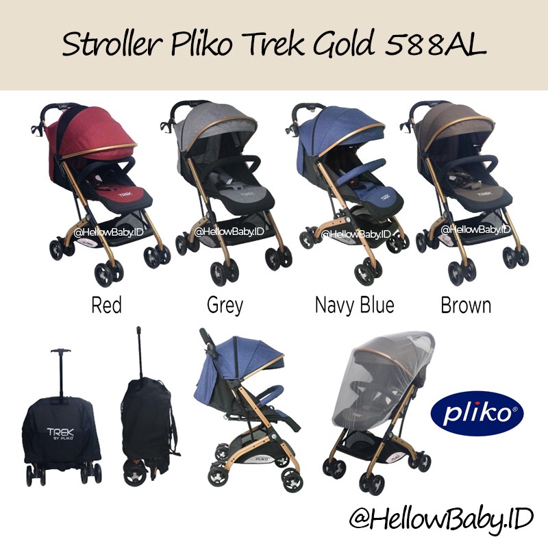 Jual Stroller Pliko Trek 588AL / Pliko 