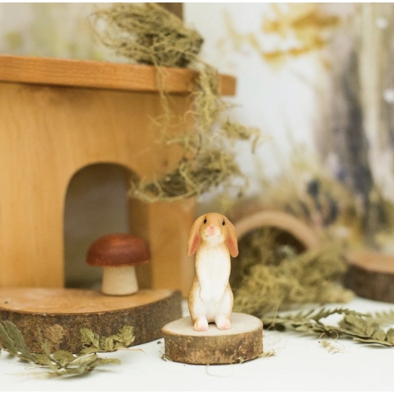 Mojo Fun Rabbit Sitting | Miniatur Kelinci | Animal Figurine Mojo – Figures Collection