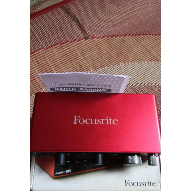 Focusrite scarlet 212 gen 3