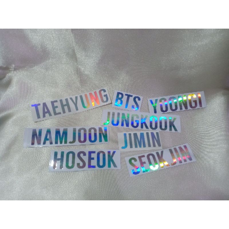 

Sticker Hologram BANGTAN