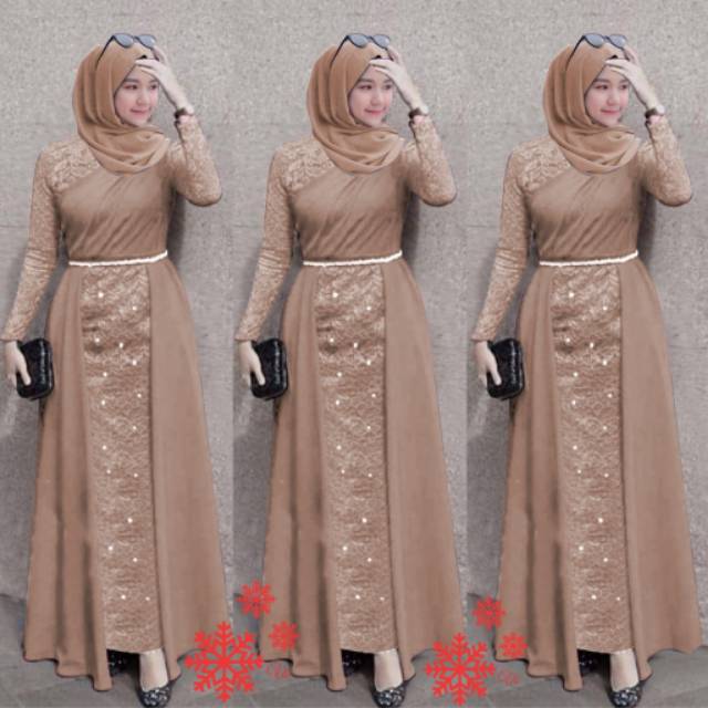 XC - Maxi Dress Lakshana / Maxi Lovisa / Dress Maxi Lovisa Not Couple / Baju Lebaran Hits